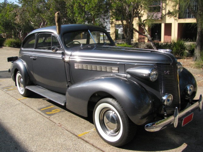 1937 Model Buick Century Coupe Sloper