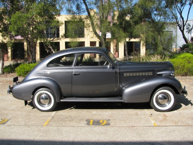 1937 Model Buick Century Coupe Sloper